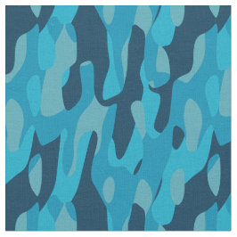 Tecido Blue Camo  