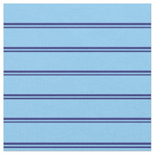 Tecido Blue e Light Sky Blue Strips