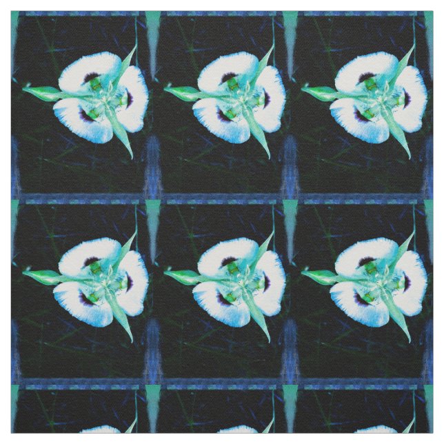 Tecido Blue Fairy Lily (Modelo)