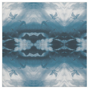 Tecido Blue Geese