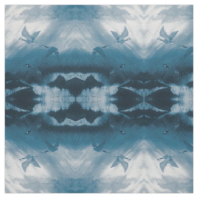 Tecido Blue Geese (Modelo)