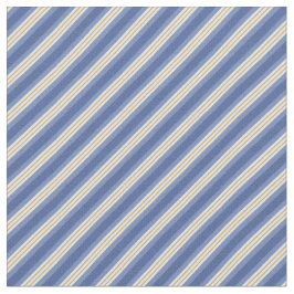 Tecido Blue & Gold Stripes