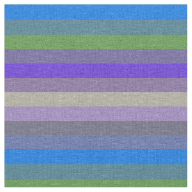 Tecido Blue, Lime & Magenta Retro Stripes (Detalhe)