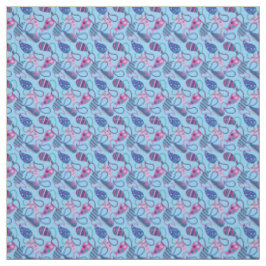 Tecido Blue Paisley