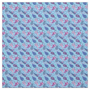 Tecido Blue Paisley
