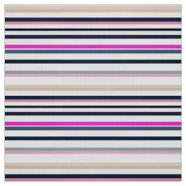 Tecido Blue Pink and Sand Stripes