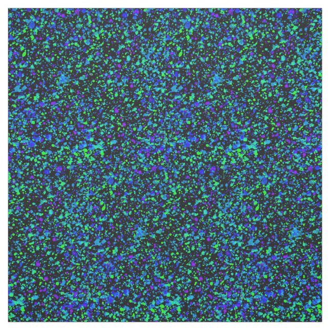 Tecido Blue Splatter - Pima Cotton (Modelo)