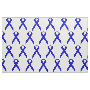 Tecido Blue Standard Ribbon por Kenneth Yoncich