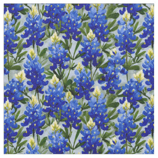 Tecido Bluebonnet de Estilo Pintado