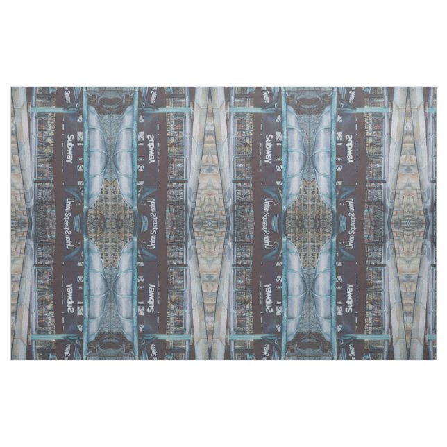 Tecido Blues Subterrâneos (Fat Quarter)