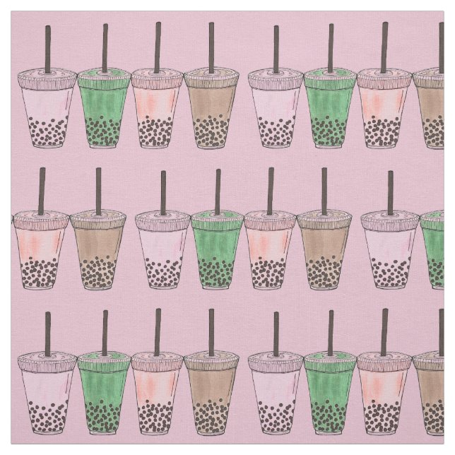 Tecido Boba Bubble Tapioca Pearl Leite Tea Bebe Foodie (Modelo)