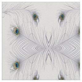 Tecido boémio marroquino da pena do pavão de Boho