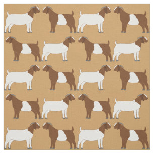 Tecido Boer Goats em Tan
