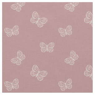 Tecido Boho Borboleta Moderno Feminino Primavera Animal M