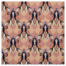 Boho Butterfly Deusa Retro Earth Tones