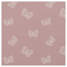 Boho Butterfly Modern Girly Spring Animal Mauve
