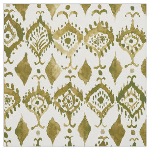 Tecido Boho Dourado Ornamental ZYGOTIC