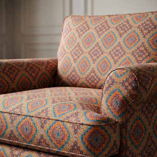 Tecido Boho Eclectic Kaleidoscópico - Mosaico - Hip Teal 