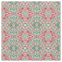 Boho Hippie Trippy Retro Swirly Natal Padrão