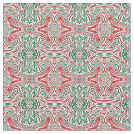 Tecido Boho Hippie Trippy Retro Swirly Natal Padrão