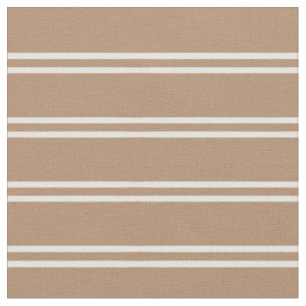 Tecido Boho Moderno Neutro Listrado Simples Marrom