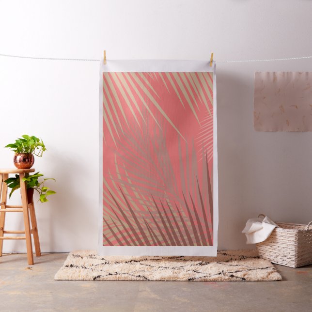 Tecido Boho Palm Pattern (In Situ)