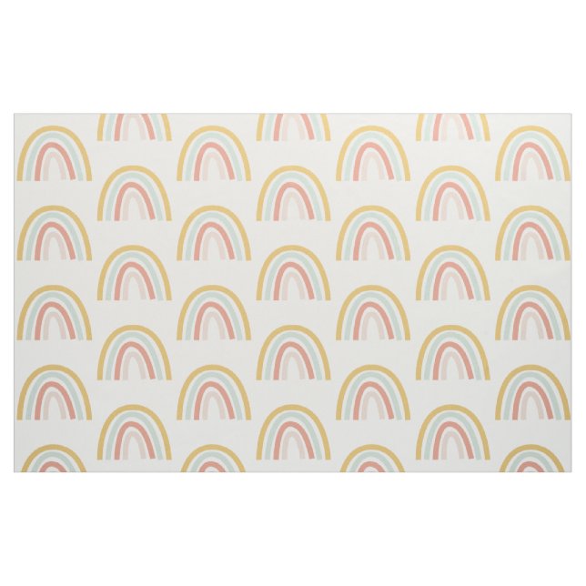 Tecido Boho Pastel Rainbow (Fat Quarter)