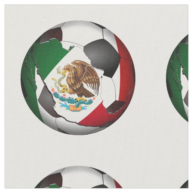 Tecido Bola de Futebol do México (Detalhe)