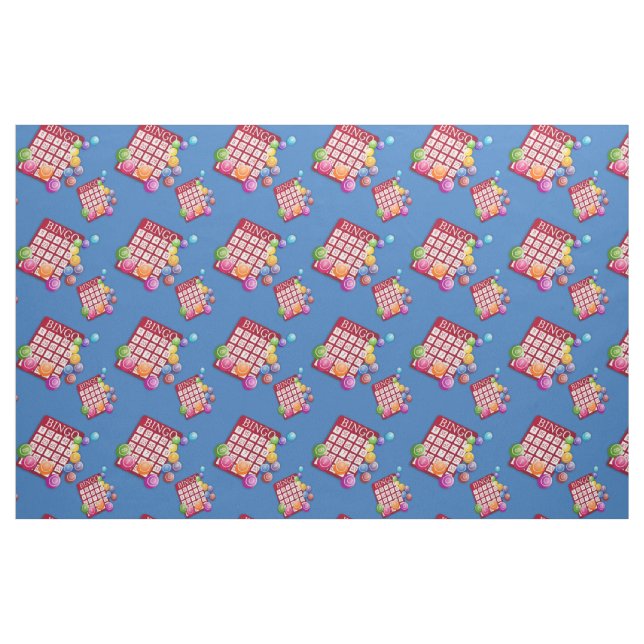 Tecido Bolas 2 do Bingo do cartão do Bingo (ALGUMA COR) (Fat Quarter)