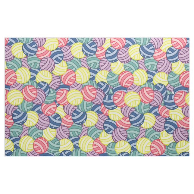 Tecido Bolas Coloridas de Yarn (Jarda)