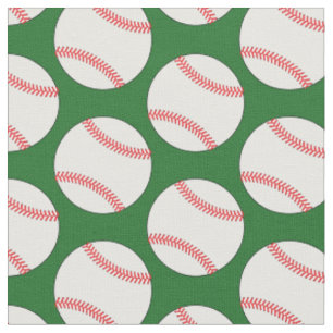 Tecido Bolas de Beisebol Esportes Verde