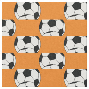 Tecido Bolas de Futebol Esportes Laranja