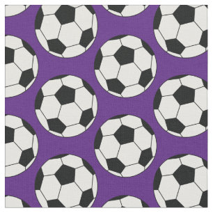 Tecido Bolas De Futebol, Roxo Esportivo