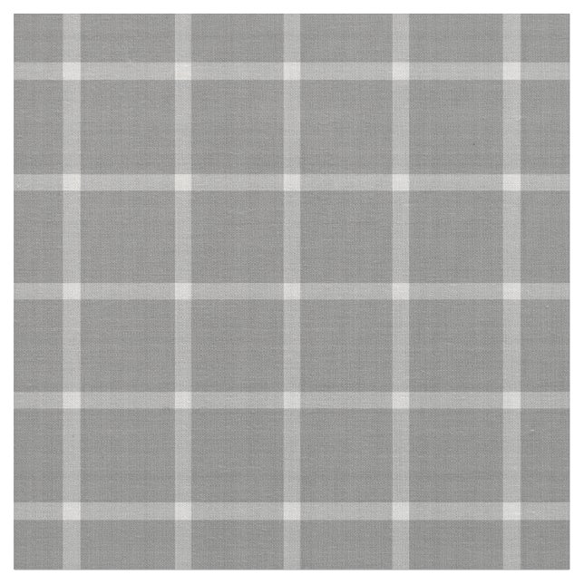 Tecido Bold Charcoal & White Check with Gray Accents (Detalhe)