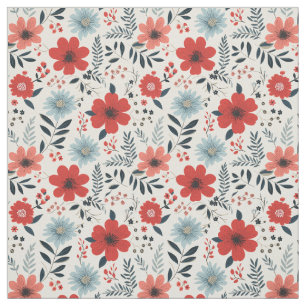 Tecido Bold Simple Boho Chic Floral