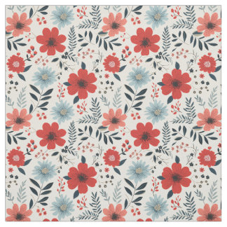 Tecido Bold Simple Boho Chic Floral