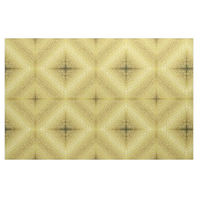 Tecido bolha dourada, têxtil de casa bege (Fat Quarter)