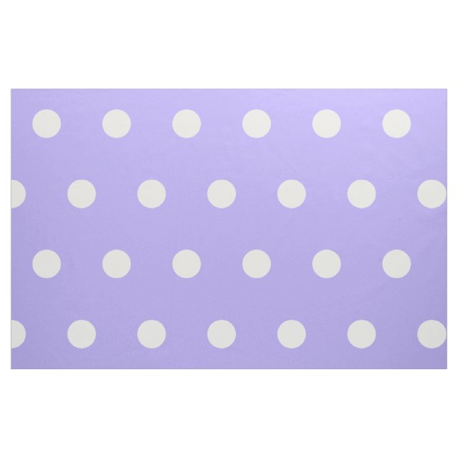 Tecido Bolinhas brancas no Blue Lilac (Fat Quarter)