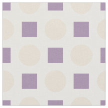 Bolinhas bronzeadas e quadrados lavandas