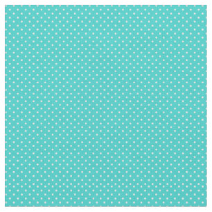 Tecido Bolinhas ciano de chá azul de ovo de Robin