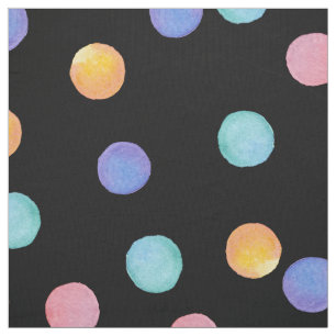 Tecido bolinhas de Watercolor