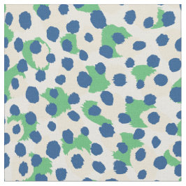 Tecido bolinhas impressão de chic coloridas de chita azul