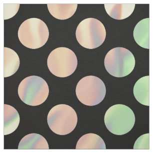 Tecido bolinhas Iridescentes de Pastel