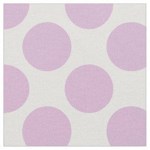 Tecido Bolinhas Lilás Modernas Roxo e Branco Grande