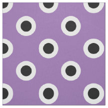 Bolinhas Pretas Em Roxo