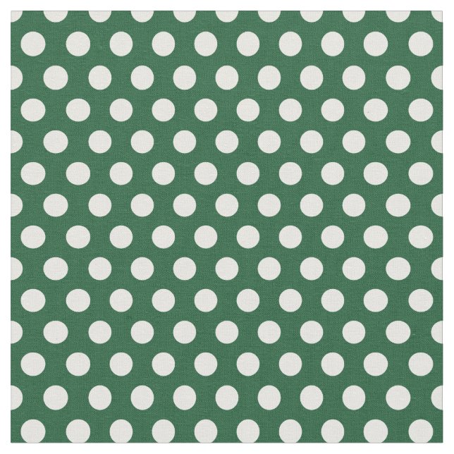 Tecido Bolinhas verdes caçadoras (Detalhe)