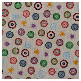 Tecido Bom e animado Padrão de Natal Boho Boho