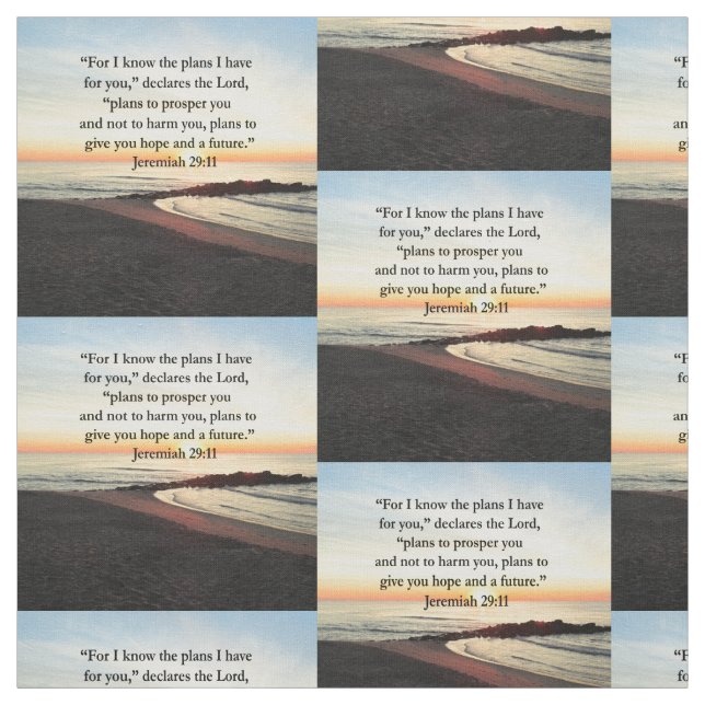 TECIDO BOM JEREMIAH FOTO DO SOL 29:11 (Modelo)