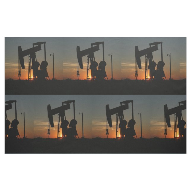 Tecido Bomba de óleo Jack no por do sol 9" (Fat Quarter)