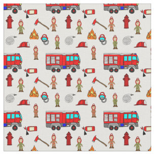 Tecido Bombeiros corajosos